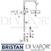 Bristan Qube Square Pole Diverter Shower Handset Spare Parts